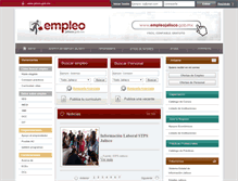 Tablet Screenshot of empleojalisco.gob.mx